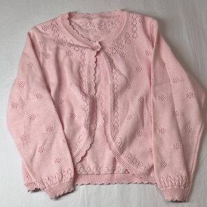 Pink Girls Spring Sweater 4T